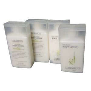 4x GIOVANNI Cucumber Song Body Lotion 1 oz Travel Size Hotel Feeling at Home !